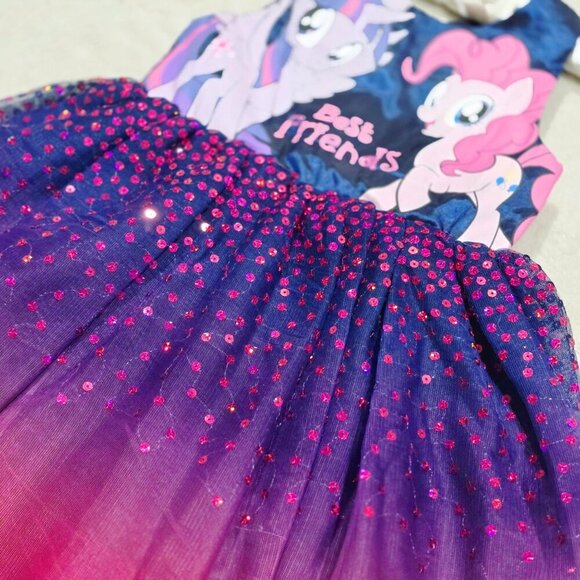 My Little Pony Dress 2–4Y – Sequin Sparkle Ombre Tulle Skirt by H&M | EUC - Picture 7 of 9